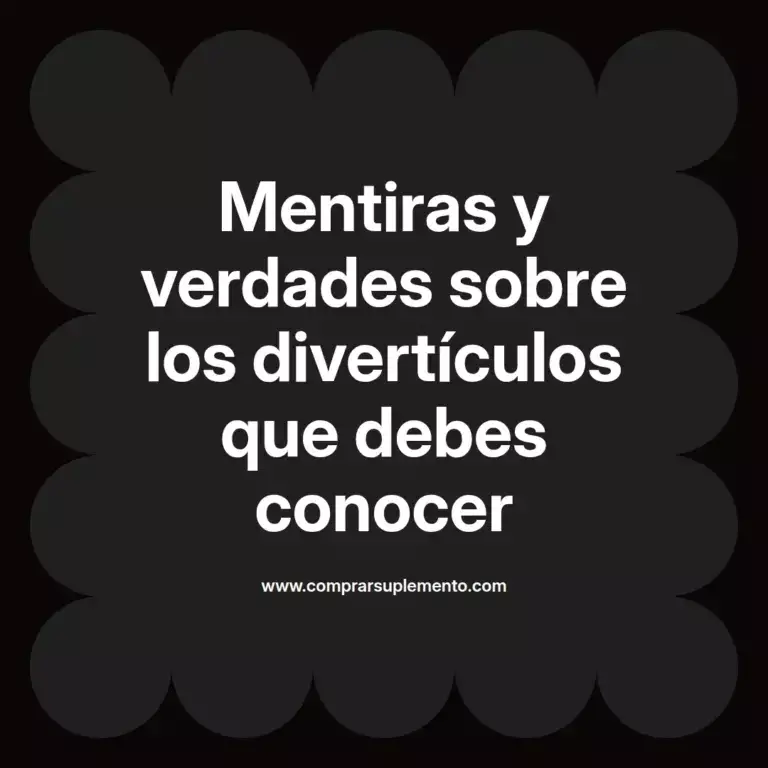 imagen destacada del post con un texto en el centro que dice Mentiras y verdades sobre los divertículos que debes conocer y abajo del texto aparece el nombre del autor Omar Obando