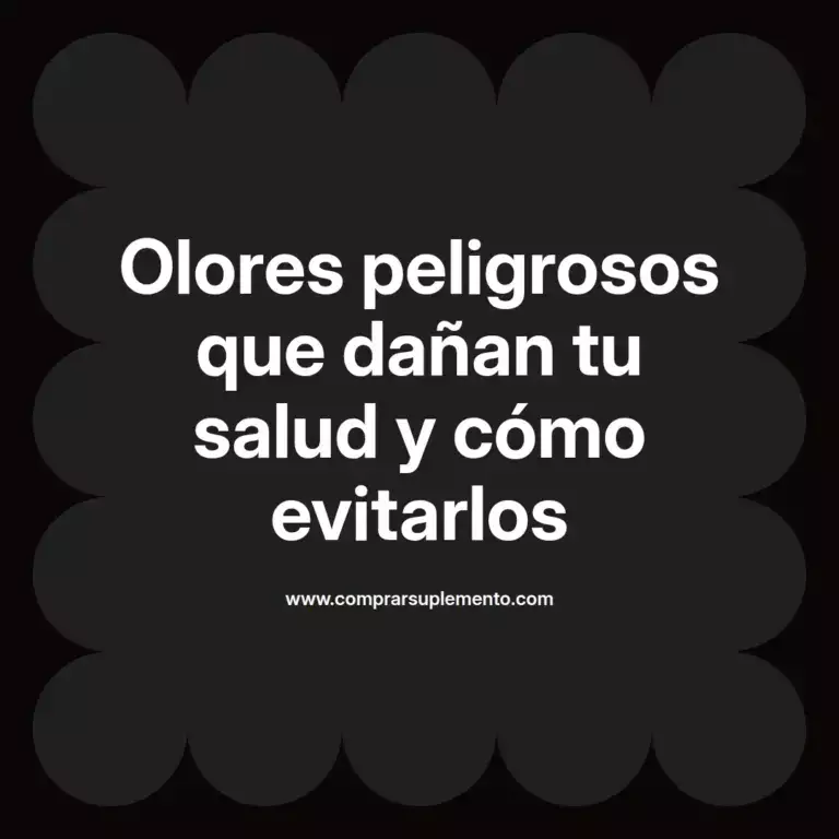 imagen destacada del post con un texto en el centro que dice Olores peligrosos que dañan tu salud y cómo evitarlos y abajo del texto aparece el nombre del autor Omar Obando