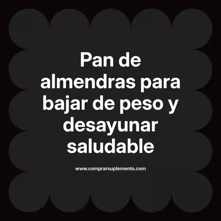 imagen destacada del post con un texto en el centro que dice Pan de almendras para bajar de peso y desayunar saludable y abajo del texto aparece el nombre del autor Omar Obando