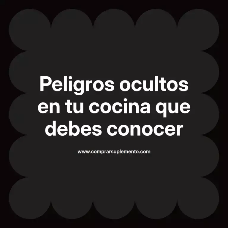 imagen destacada del post con un texto en el centro que dice Peligros ocultos en tu cocina que debes conocer y abajo del texto aparece el nombre del autor Omar Obando
