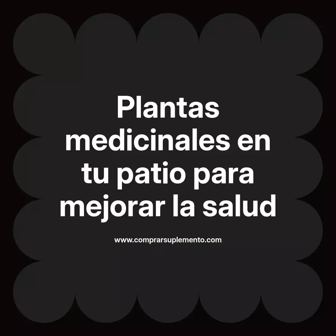 Plantas medicinales en tu patio para mejorar la salud