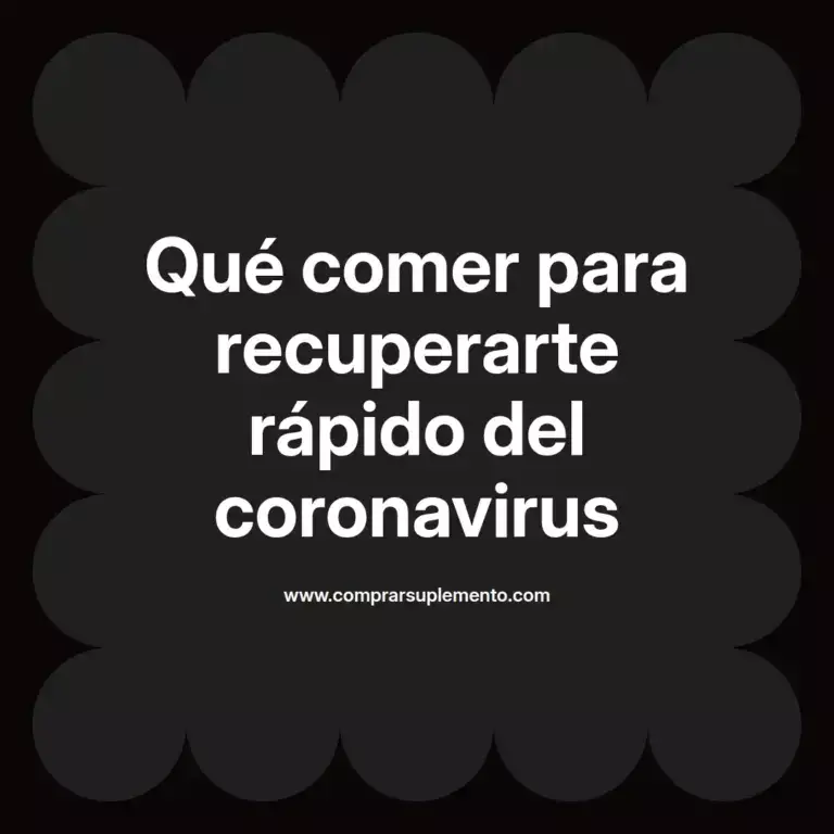 imagen destacada del post con un texto en el centro que dice Qué comer para recuperarte rápido del coronavirus y abajo del texto aparece el nombre del autor Omar Obando