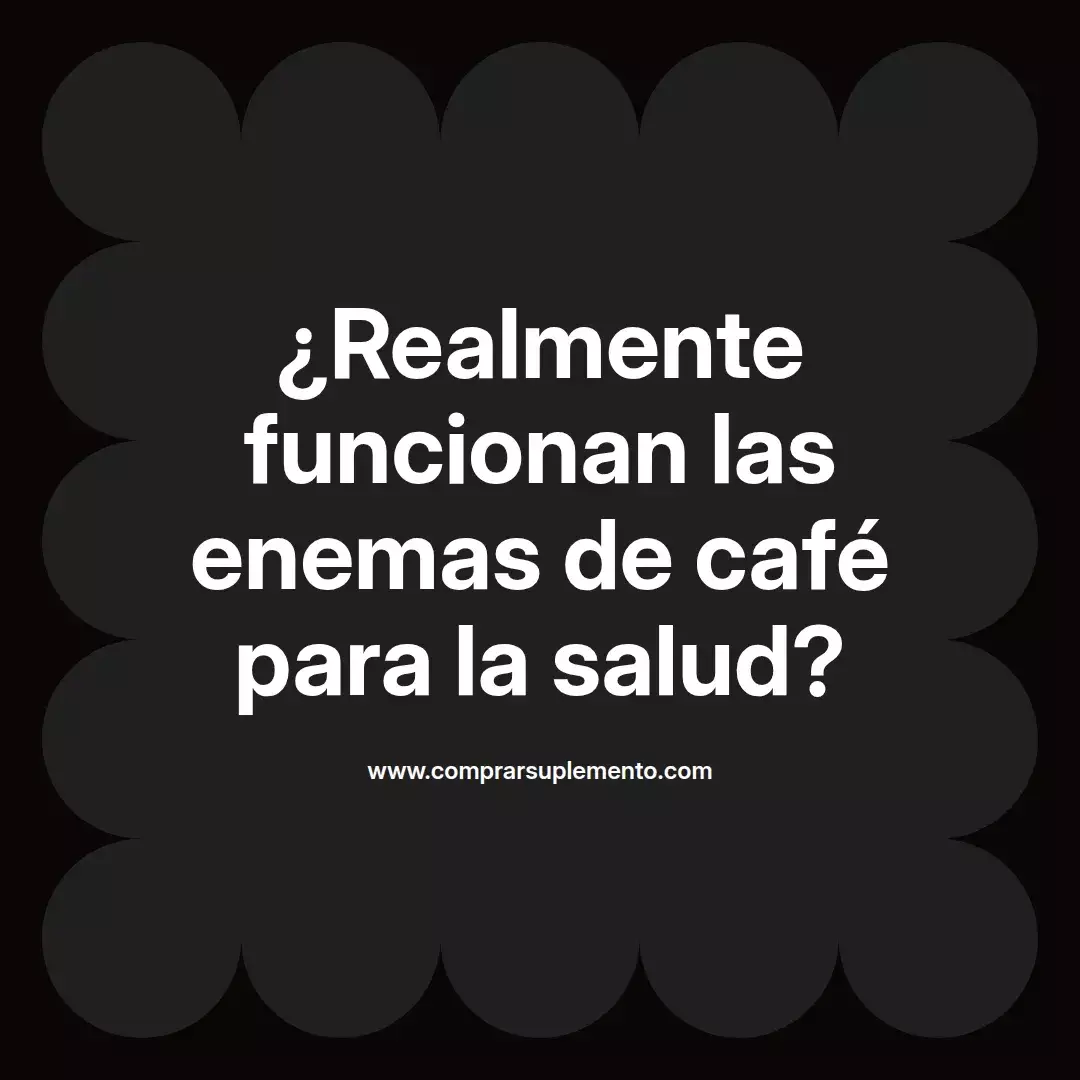 ¿Realmente funcionan las enemas de café para la salud?