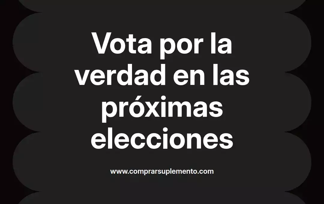 imagen destacada del post con un texto en el centro que dice Vota por la verdad en las próximas elecciones y abajo del texto aparece el nombre del autor Omar Obando